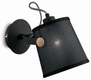 Aplica de perete design modern NORDICA neagra