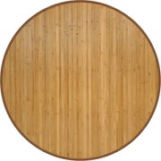 vidaXL Covor rotund, natural, 100 cm, bambus