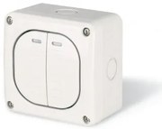 Intrerupator dublu aplicat IP66 137.5021 SCAME