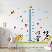 Autocolant de perete "Metru pentru copii - Mickey și Minnie 2" 170x100 cm