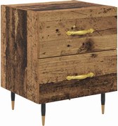 vidaXL Dulap de noapte Lemn vechi 40 x 35 x 47,5 cm Lemn compozit