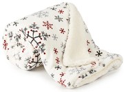 Pătură din blăniță 4Home Snowflakes, 150 x 200 cm