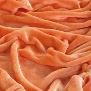 decoDoma Cearceaf cu elastic din micropluş coral 90 x 200 cm