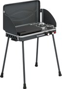 Outsunny Grătar barbecue compact cu arzător pentru camping | Aosom Romania