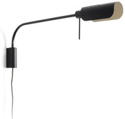 Aplica metal stil retro abajur ajustabil MARTINICA XL negru