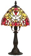 Lampă de masă cu abajur din sticlă vitrată Tiffany MIRELLA 1xE27/40W/230V Rabalux 8089