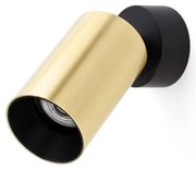 Aplica perete sau tavan cu spot directionabil Stan, auriu satinat