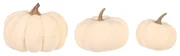 Dovleac crem, plastic, 3 buc