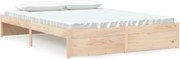 vidaXL Cadru de pat King Size, 150x200 cm, lemn masiv