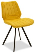 Scaun Bucatarie/Dining Sabatra Catifea Galben