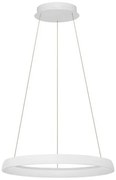 Lustra circulara aluminiu alb LED CCT OVIA 60cm