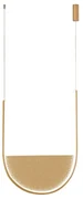 Lustra design modern LED DECO auriu/ sampanie
