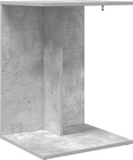 vidaXL Masă laterală Gri din beton 45 x 40 x 62,5 cm Lemn compozit