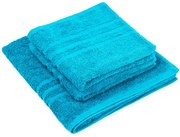 Set de prosoape Classic albastru, 2 buc. 50 x 100 cm, 1 buc. 70 x 140 cm, 2 bucăți 50 x 100 cm, 1 bucăți 70 x 140 cm