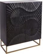 Dulap din lemn Scorpion 120cm Mango, negru