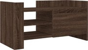 vidaXL Comodă TV, stejar maro, 150x30x50 cm, lemn compozit