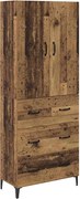 vidaXL Bufet Pe perete Lemn Vechi 69,5 x 34 x 180 cm Lemn compozit