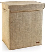 Coș de rufe maro deschis din iută 67 l – Mioli Decor