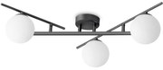 Plafoniera moderna ajustabila Atlas pl3 negru