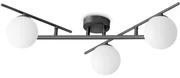 Plafoniera moderna ajustabila Atlas pl3 negru