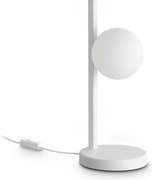 Veioza/Lampa de masa stil minimalist BINOMIO TL1 BIANCO