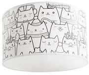 Plafonieră pentru copii CATS 1xE27/60W/230V
