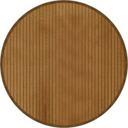 vidaXL Covor rotund, maro, 60 cm, bambus