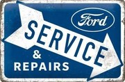 Placă metalică Ford - Service & Repairs