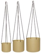 Ghivece decorative 3 buc. din metal de agățat / de perete ø 25 cm Bloom – Hübsch