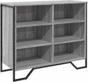 vidaXL Dulap, gri sonoma, 91x35,5x74,5 cm, lemn prelucrat