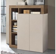 Comodă LENOR, cașmir/stejar