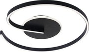 Plafonieră LED LORENZO, 22 W, 230 V, Ø 50 cm, neagră