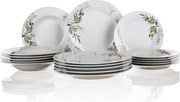 BANQUET Banquet set farfurii din porţelan OLIVES 18 buc
