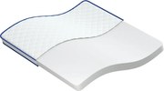 vidaXL Saltea din spumă cu memorie, alb, 200x200x17 cm, moale