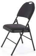 Scaun pliabil K566 negru H86 cm