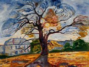 Reproducere The Oak, Edvard Munch