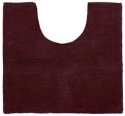 Covoraș de baie burgundy 50x45 cm Riva - Tiseco Home Studio