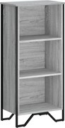 vidaXL Bibliotecă, gri sonoma, 50x31x106 cm, lemn prelucrat