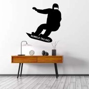 Sticker perete Silueta snowboard 2