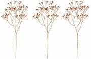 Set de ramuri de Gypsophila cu flori, 3 bucăți,auriu, 63 cm