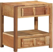 vidaXL Masă laterală Maro 43 x 32 x 46 cm Lemn recuperat masiv
