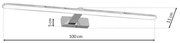 Aplica LED de baie SPLASH, 21W, 230V, IP44