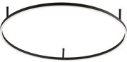 Ideal Lux - Plafonieră LED ORACLE SLIM, 53W, 230V, 4000K, Ø 90 cm, neagră