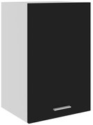 vidaXL Dulap suspendat “Lyon”, negru, 39,5 x 31 x 60 cm