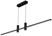 Lustra LED suspendata cu telecomanda GERARDO CCT DIMM BK