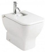 Capac bideu Gala Emma Square finisaj alb lucios