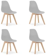 Set 4 Scaune Bucatarie/Dining Kepps Gri