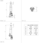 Lustră pe cablu TARBES 3xE27/60W/230V Eglo 43683