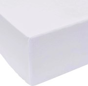 vidaXL Cearceaf Alb 200 x 160 cm Bumbac