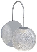 Aplica de perete LED CREMONA, 5 W, 230 V, 3000 K, crom mat